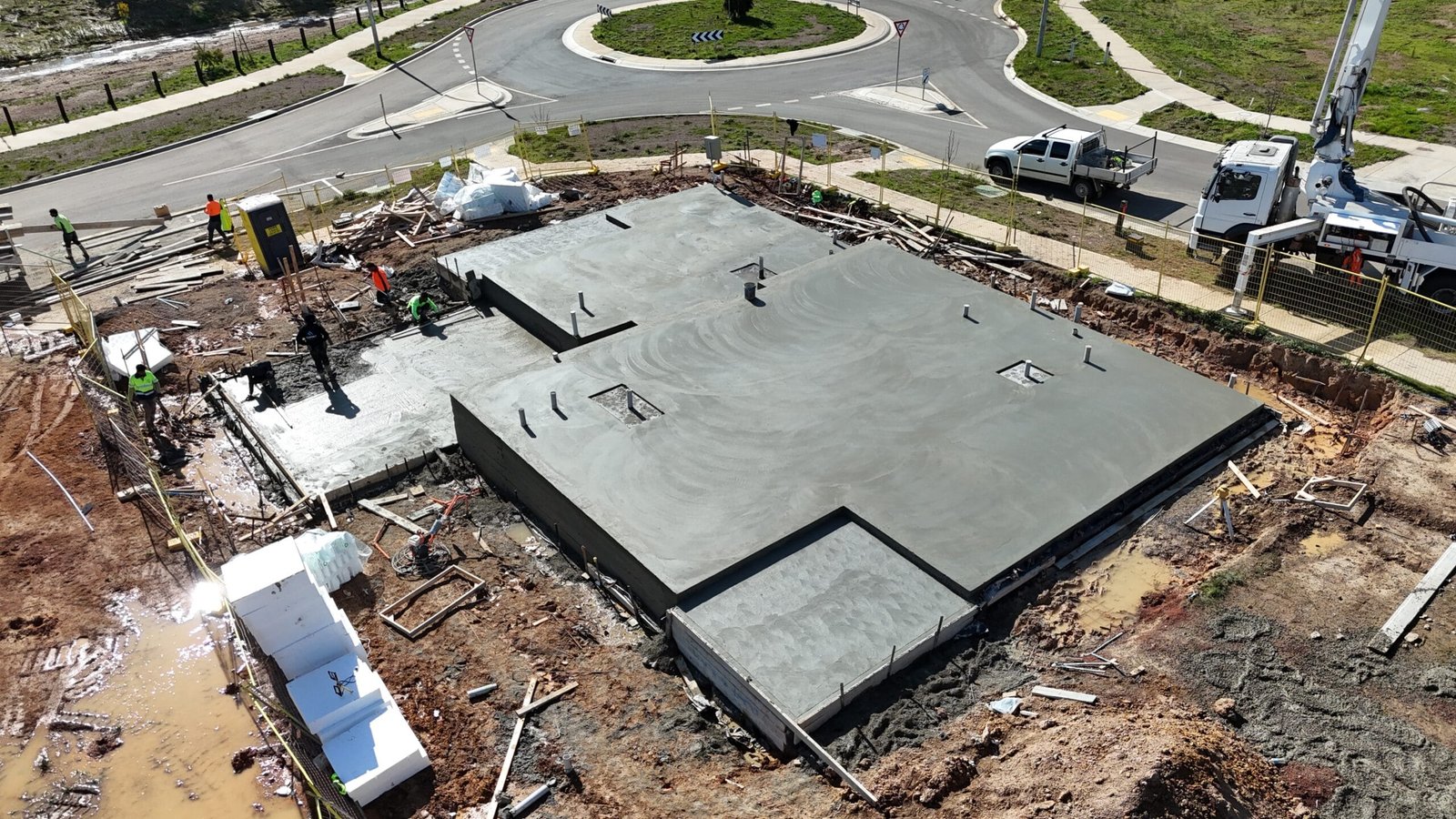 Residential concrete construction in Berwick