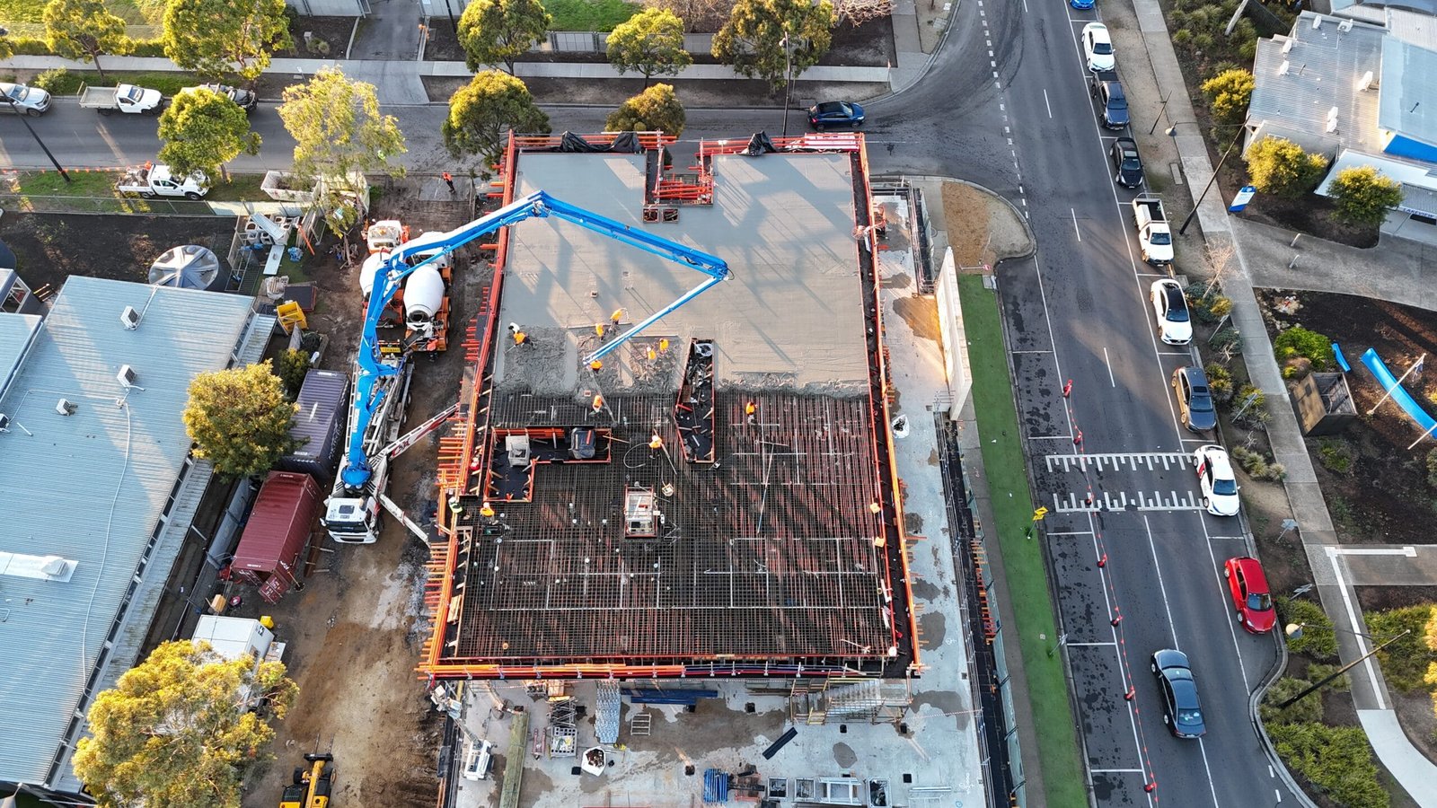 Residential concrete construction in Epping