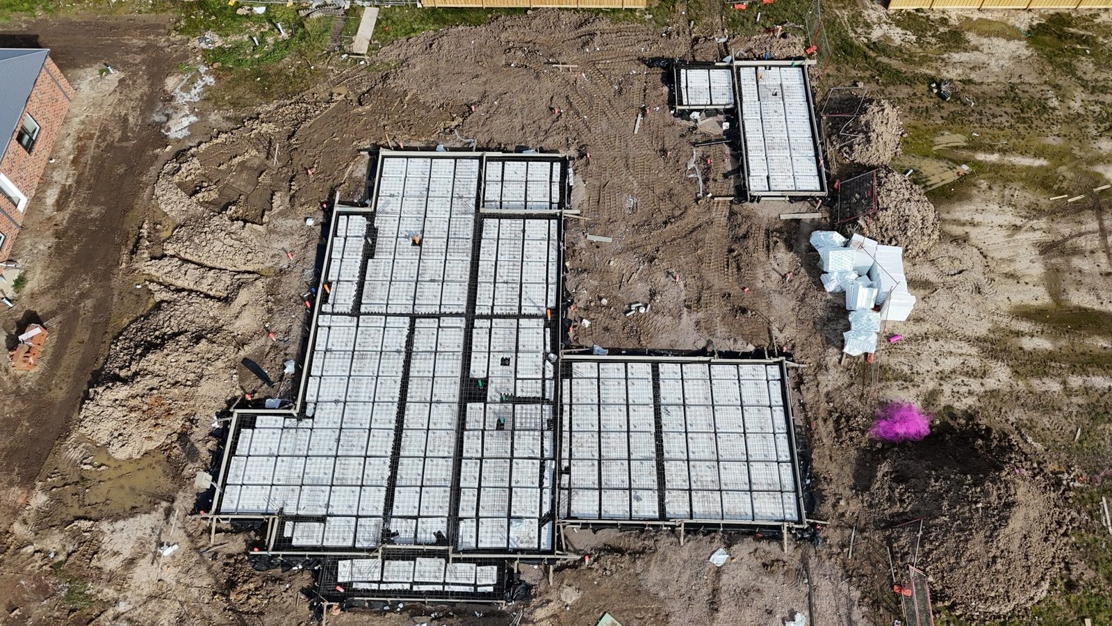 Plain concrete driveway construction in Melbourne