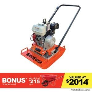 MASTERFINISH 6.5HP Plate Compactor 610H