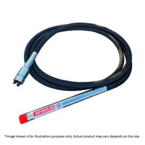 MASTERFINISH 59mm x 6m w. Res/Tip Vibrating Shaft MFVS59-6R